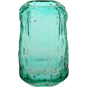 Vaso Vidro Verde 22 x 13 x 13 cm