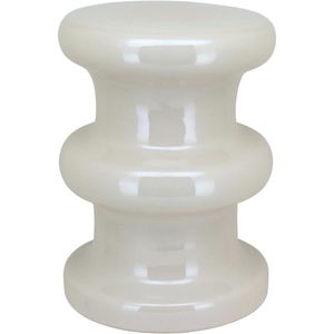 Banqueta Cerâmica 45x33x33cm Creme