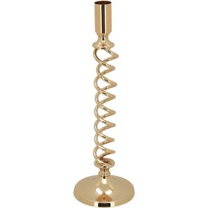 Castiçal Metal 29-8-8cm Dourado