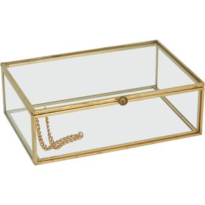 Porta Joias Vidro 5x15x10cm -