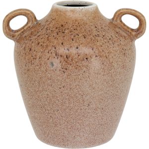 Vaso Cerâmica 17x17x17cm Bege