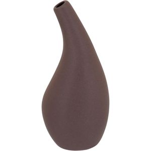 Vaso de Cerâmica 18x9x9 cm Marrom