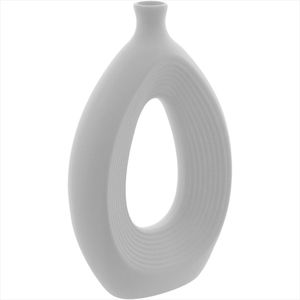 Vaso de Cerâmica 25x16x3cm Branco