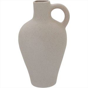 Vaso de Cerâmica 25x15x15 cm Bege