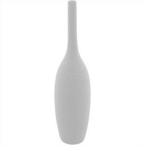Vaso de Cerâmica 38x9x9 cm Branco