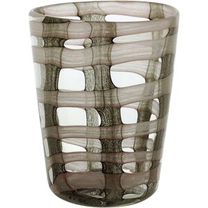 Vaso de Vidro 15x13x13cm Verde - VERDE