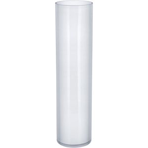 Vaso de Vidro 40x10x10cm Branco