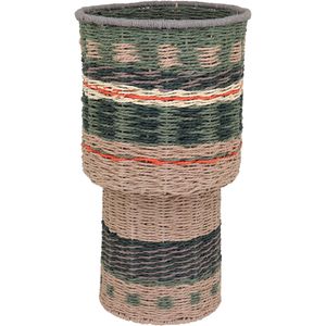 Vaso Fibra 58x32x32cm Verde - Verde