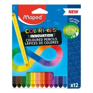 Lápis de Cor com 12 Cores ColorPeps Infinity 861600 - Maped
