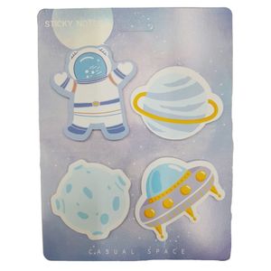Papel Anotação c/ Adesivo Astronauta N2450025 MOD 2 - Quanhe