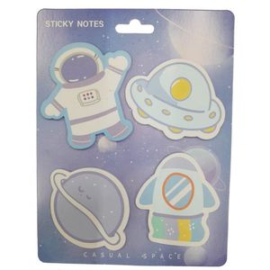 Papel Anotação c/ Adesivo Astronauta N2450025 MOD 4 - Quanhe