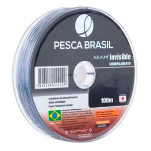 Linha Mono Aqualine Invisível 0,45Mm 100M 44,8Lb 10 Um