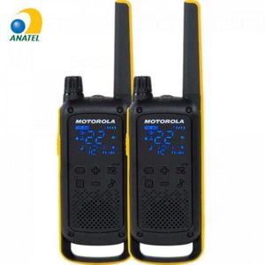 Rádio Comunicador Talkabout Motorola T470BR 35km Amarelo/Preto PAR / 2