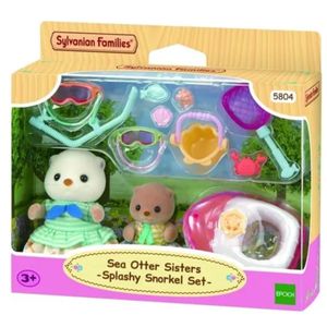 Sylvanian Families Irmãs Lontras Marinas Snorkel Splash 5804