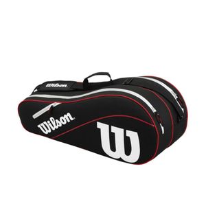 Raqueteira Wilson Advantage III 6 Pack PT/VM/BR