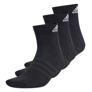 Meia Cano Médio Adidas 3 Pack Cush Ankle Unissex