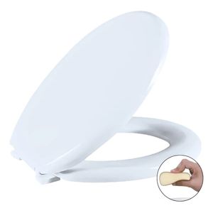 Assento Tampa Vaso Sanitario Oval Universal Almofadado Branco Astra