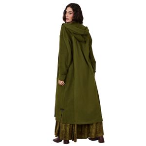 Casaco Midi Com Capuz Verde Escuro Yacamim L1/2