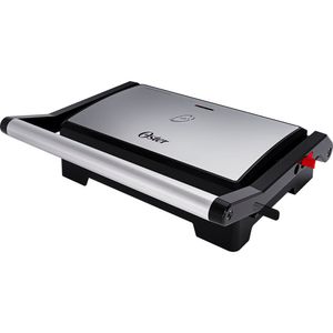 Mini Grill Elétrico Oster Inox 2 em 1 110V OGRL230-127