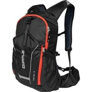 Mochila Curtlo Trail Lite - 14 Litros Preta e Laranja