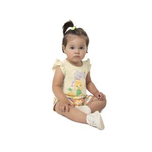 Conjunto Bebê Menina Confortável Estilosa Verão Malwee