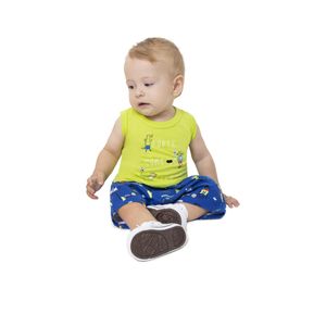 Conjunto Bebê Menino Confortável Estiloso Verão Malwee
