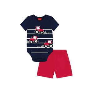 Conjunto Bebê Menino Confortável Verão Estiloso Kyly