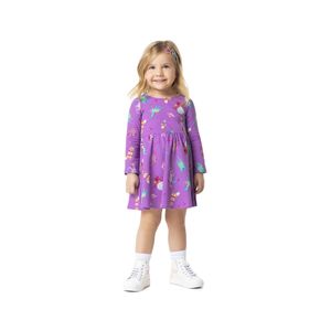 Vestido Infantil Menina Inverno Confortável Malwee