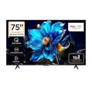 Smart TV 75 TCL QLED 4K Ultra HD 75P7K com Sistema Operacional Google TV, HDR10+, HDMI 2.1, Chromecast built-in, Dolby Vision e Atmos