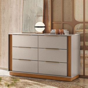 Cômoda com 6 Gavetas 136cm Multimóveis CR35292