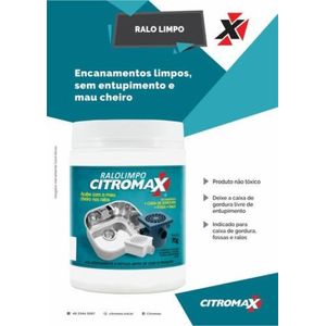 Enzimas Bacterias Para Limpar Fossa Ralo Limpo Citromax 150g
