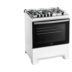 Fogão 5 Bocas Dako Supreme com Mesa em Inox e Acendimento Automático Branco  Bivolt