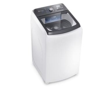 Lavadora de Roupas Electrolux Efficient LEE15 14,5kg com Cesto Inox, Filtro de Fiapos e Tecnologia Jet&Clean - Branca