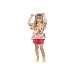 Conjunto Infantil Menina Confortável Verão Nanai