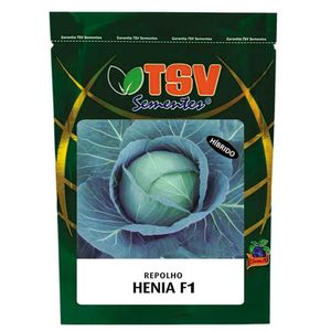 Sementes De Repolho Híbrido Tsv 594 (henia) F1 Tsv - 2,5mx