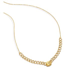 Colar em Ouro 10k com Citrino