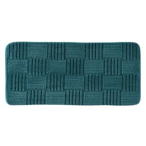 Tapete Passadeira Aconchego Corttex 45x100cm Turquesa