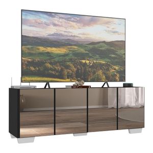 Rack TV até 50 Polegadas com Espelhos 4 Portas Multimóveis MP1083
