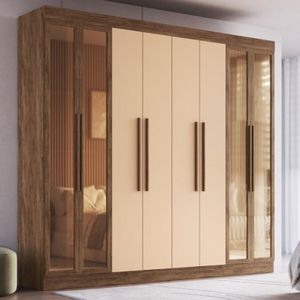 Guarda-Roupas Casal 8 Portas 242cm Multimóveis CR35261