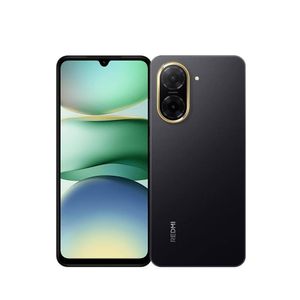Smartphone Xiaomi Redmi A5 4G Preto 128GB, 4GB RAM, Tela 6.88 120Hz, Câmera Dupla AI de 32MP e processador UNISOC T7250