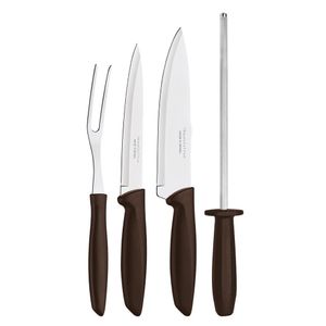 Conjunto para Churrasco Tramontina Plenus em Inox e Polipropileno – 4 Peças