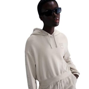 Blusao Nike Sportswear Chil Hoodie Feminino Bege