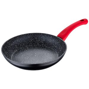 Frigideira Bergner Toledo em Alumínio Forjado com Revestimento em Marble e Fundo de Indução 20 cm  Preta