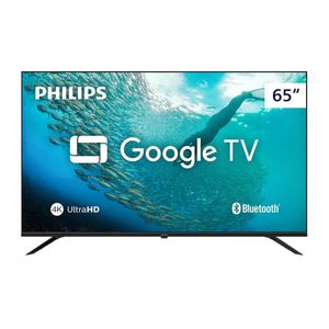 "Smart TV LED 65"" Ultra HD 4K Philips 65PUG7019/78 com Google TV, Comando de Voz, Wi-Fi, Entradas HDMI e USB"