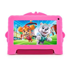 Tablet Infantil 7" Multilaser Patrulha Canina Skye NB422 com Controle Parental, Sistema operacional Android, Wi-Fi e Bluetooth  Preto e Rosa