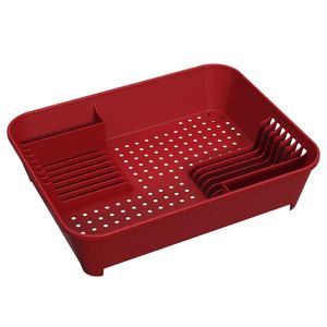 Escorredor de Louças Coza Basic em Polipropileno 10848/0465  Vermelho