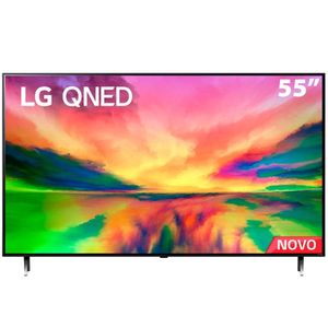 Smart TV 55" 4K LG 55QNED80SRA Quantum Dot NanoCell 120Hz, FreeSync, ThinQ AI, Alexa, Google, 4 HDMIs
