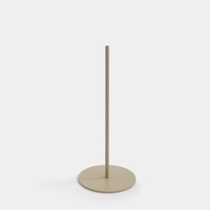 Base Simples para Mesa Lateral Taupe - LINEE