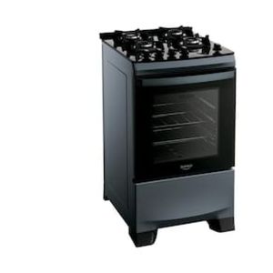 Fogão 4 Bocas Dako Supreme Timer Glass com Mesa de Vidro e Painel Touch Titanium  Bivolt