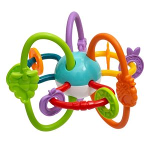 Bola Sensorial Macia e Divertida Buba com Som de Chocalho